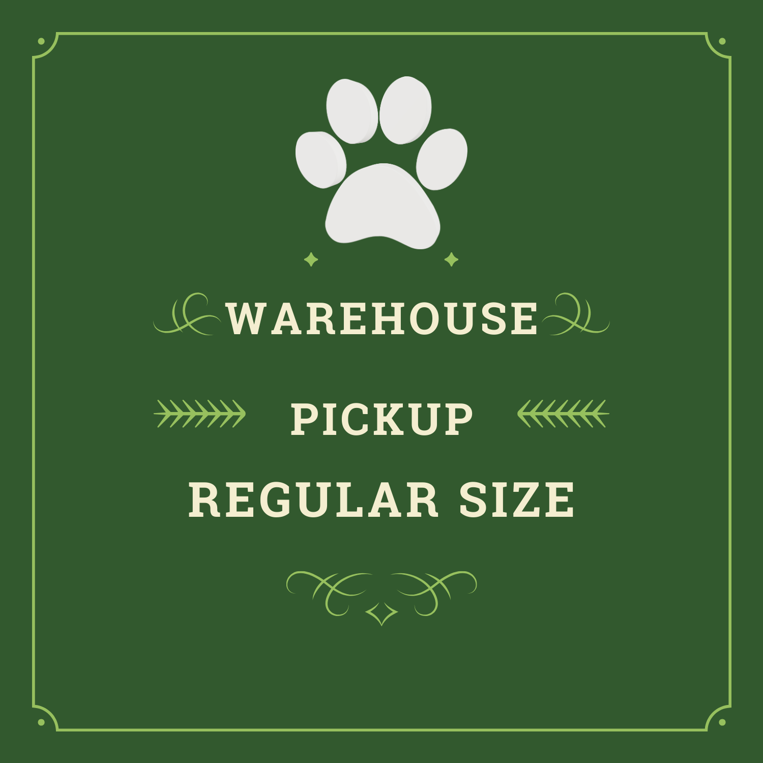 Pickup from Burnaby Warehouse Regular Size