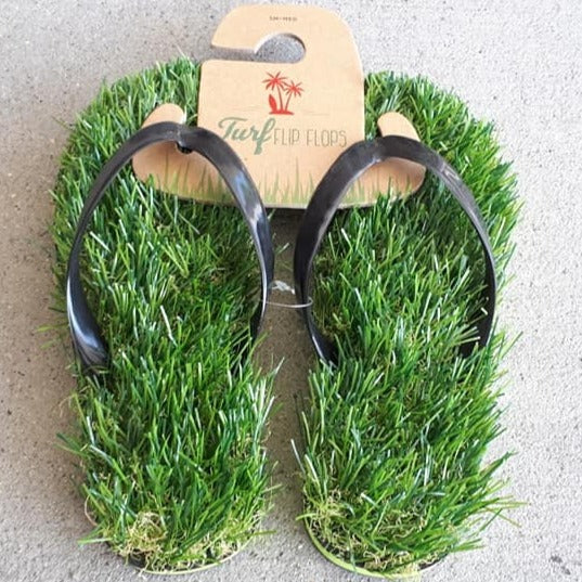 Grassy Flip Flops
